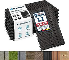 Floordirekt WPC Fliesen 60x30 cm, 1m² = 6