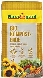 Floragard Bio Kompost-Erde 50 Liter – Pflanzerde 