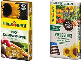 Floragard Bio Kompost-Erde 50 Liter – Pflanzerde 