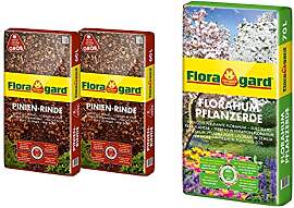 Floragard Mulch Pinienrinde 25-40 mm 2x60 L •