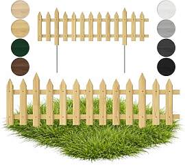 Floranica 3 STK Gartenzaun Vorgartenzaun Steckzaun 