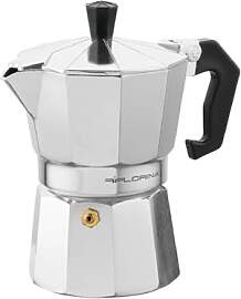 FLORINA Aluminium Espressokocher 3 Tassen (135 ml) 