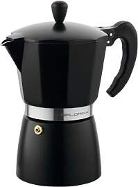 FLORINA Aluminium Espressokocher 6 Tassen (300 ml) 