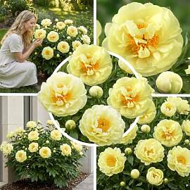 FLORIUM Pfingstrosen Pflanzen Winterhart Yellow