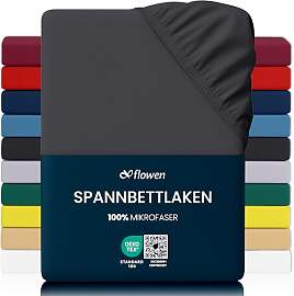 Flowen Spannbettlaken 180x190 cm Mikrofaser