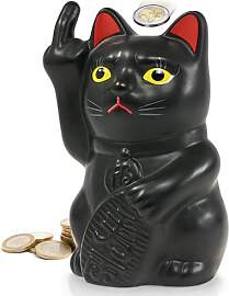 Fluffy Dreams Angry Cat Spardose – Freche Katze
