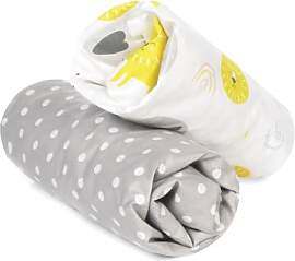 FlyIdeas 2-teiliges Spannbettlaken-Set für