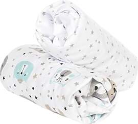 FlyIdeas 2-teiliges Spannbettlaken-Set für