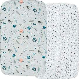 FlyIdeas 2-teiliges Spannbettlaken-Set für