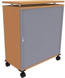 fm Sidney Bürowagen buche 2 Ebenen 93,4 x 46,3 x