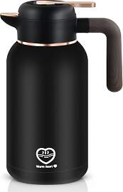 Focenat 2L Thermoskanne, Kaffeekanne, 24h Heiß,