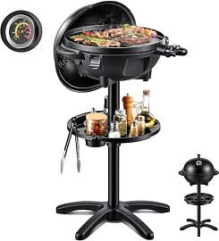 FOHERE 2400W Elektrischer Elektrogrill 2in1