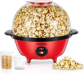 FOHERE 4,5L Popcornmaschine, 700W Popcorn Maschine 