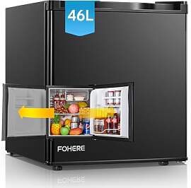 FOHERE Mini Kühlschrank 46L mit Eisfach |