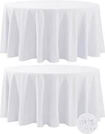 Fokitut Wasserdichte runde Tischdecke, 330 cm,