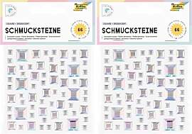 folia 12316 - Schmucksteine SQUARE IRIDESCENT, 67