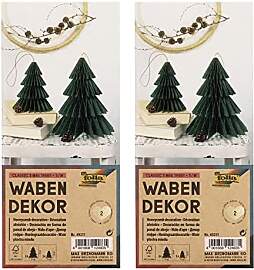 folia 49211 - Wabendekor Classic Xmas Trees,