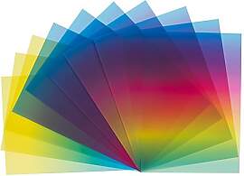 folia Transparentpapier "Regenbogen",