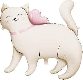 Folienballon Katze 83x77cm - Ballon für Helium