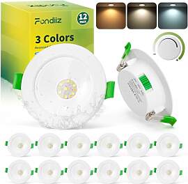 Fondiiz 12er LED Spots Dimmbar, 5W 580LM LED