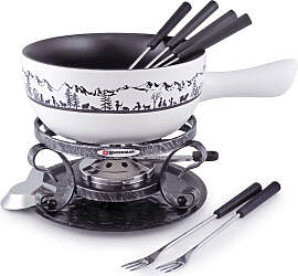 Fondue SWISSMAR "Heidi", weiß, B:27cm