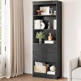 FORABAMB 180 x 60 x 24 cm Bücherregal mit