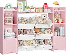 FOREHILL Kinderregal mit 8 Boxen Kinderschrank