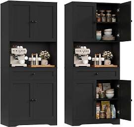 FOREHILL Küchenschrank Hochschrank, Küchenbuffet 