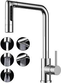 FORIOUS Wasserhahn Küche, Küchenarmatur