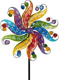 formano Buntes Windrad für den Garten aus Metall