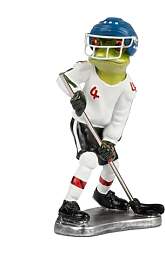 formano Frosch Figur Eishockey-Spieler – Lustige 