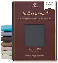 Formesse Bella Donna Jersey Spannbetttuch Blaugrau 