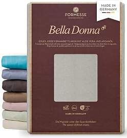 Formesse Bella Donna Jersey Spannbetttuch Grau