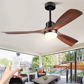 Forrovenco Deckenventilator mit Beleuchtung und