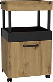 FORTE HOME BAR Barschrank mit Rollen und 1 Tür,