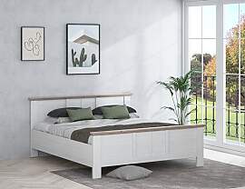 Forte ILOPPA Bett 190 200, Weißes Bett im