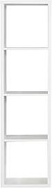 FORTE Mauro Regal 1x4 Fächer, Holzwerkstoff,
