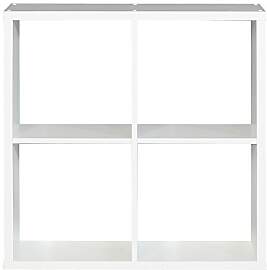 FORTE Mauro Regal 2x2 Fächer, Holzwerkstoff,