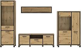 Forte Trondheim Wohnwand L 340 350, Moderne