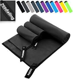 Fosdaling Mikrofaser Handtuch 3er Set - Groß