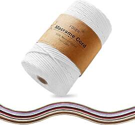 FOSER Premium Makramee Garn 3mm×200m,