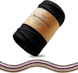 FOSER Premium Makramee Garn 3mm×200m,