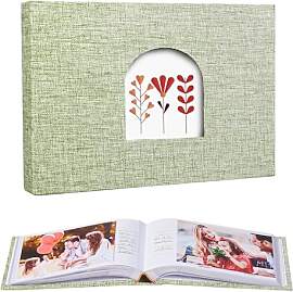 Fotoalbum Einsteckalbum, Leinen Fotoalbum mit