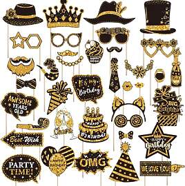 Fotobox Accessoires, 38 StüCk Lustige Accessoires 