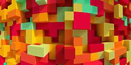 Fototapete ARCHITECTS PAPER "3D Cubes