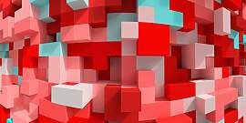 Fototapete ARCHITECTS PAPER "3D Cubes