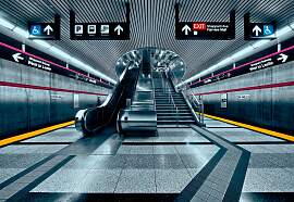 Fototapete KOMAR "Subway - Größe 368 x 254