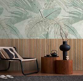 Fototapete LIVING WALLS, beige (beige,braun,blau), 