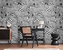 Fototapete LIVING WALLS "THE WALL III Zebra