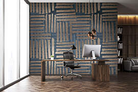 Fototapete MARBURG "Estelle", blau,